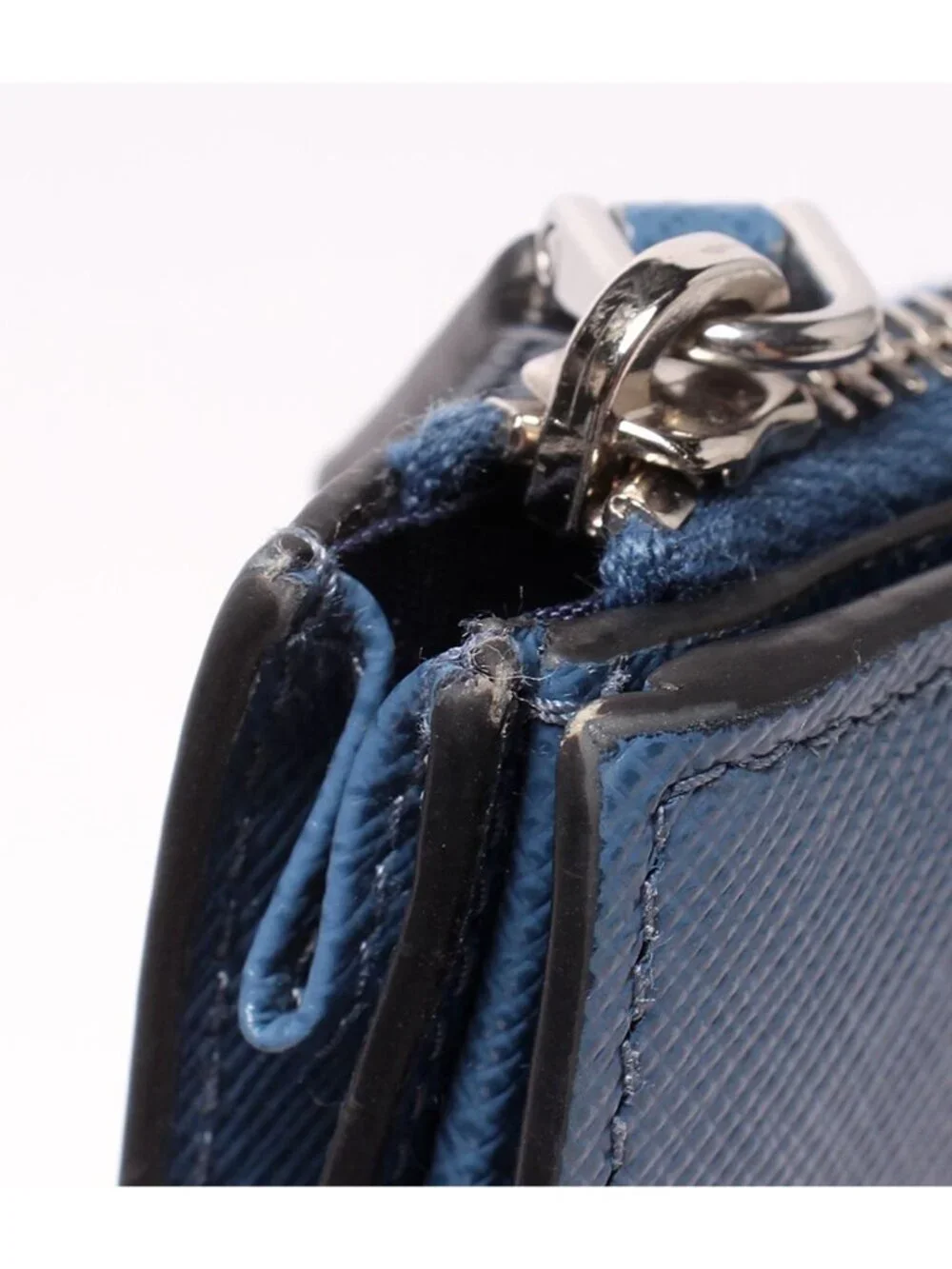 Prada Bifold Wallet Blue